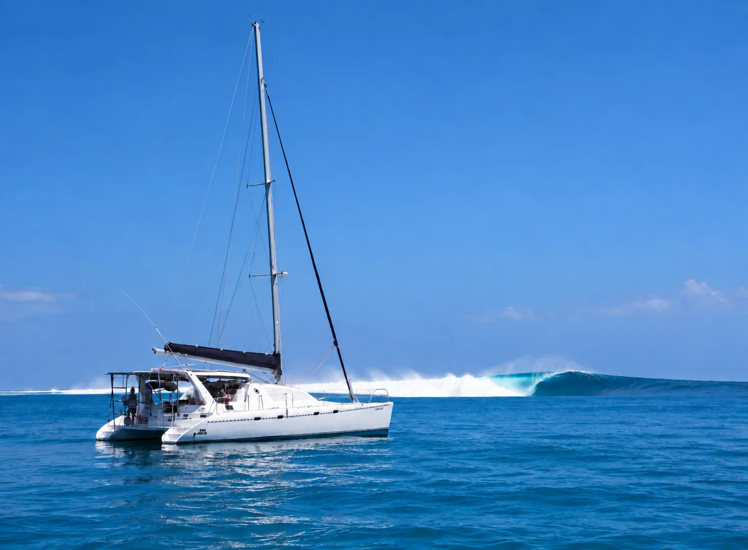 Luxury catamaran