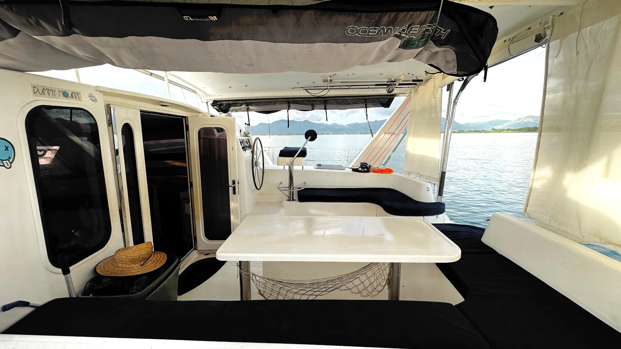 Yacht galley and interior