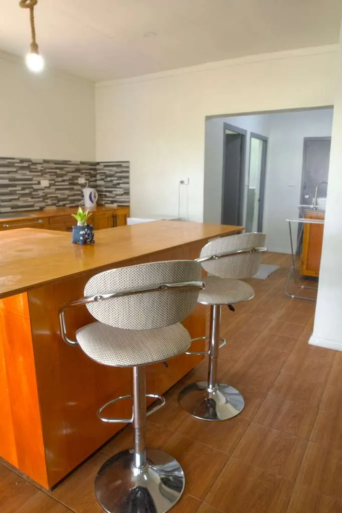 Villa kitchen and dining space